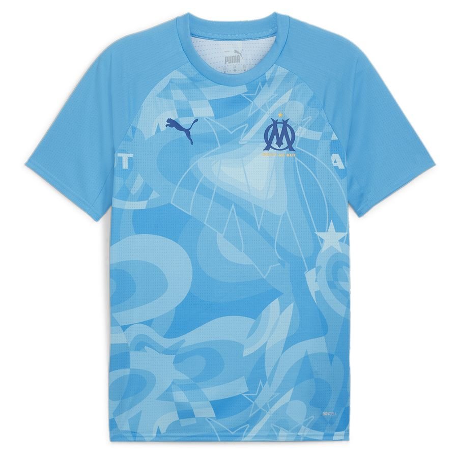 Marseille Tränings T-Shirt Pre Match - Blå/Clyde Royal