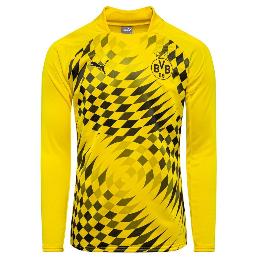 Dortmund Sweatshirt Pre Match - Gul/Svart Långärmad