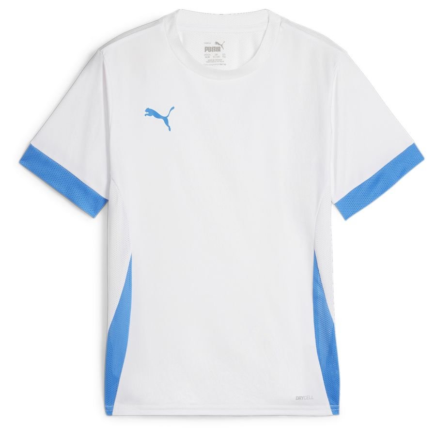 PUMA Trænings T-Shirt teamGOAL - Hvid/Blå Børn