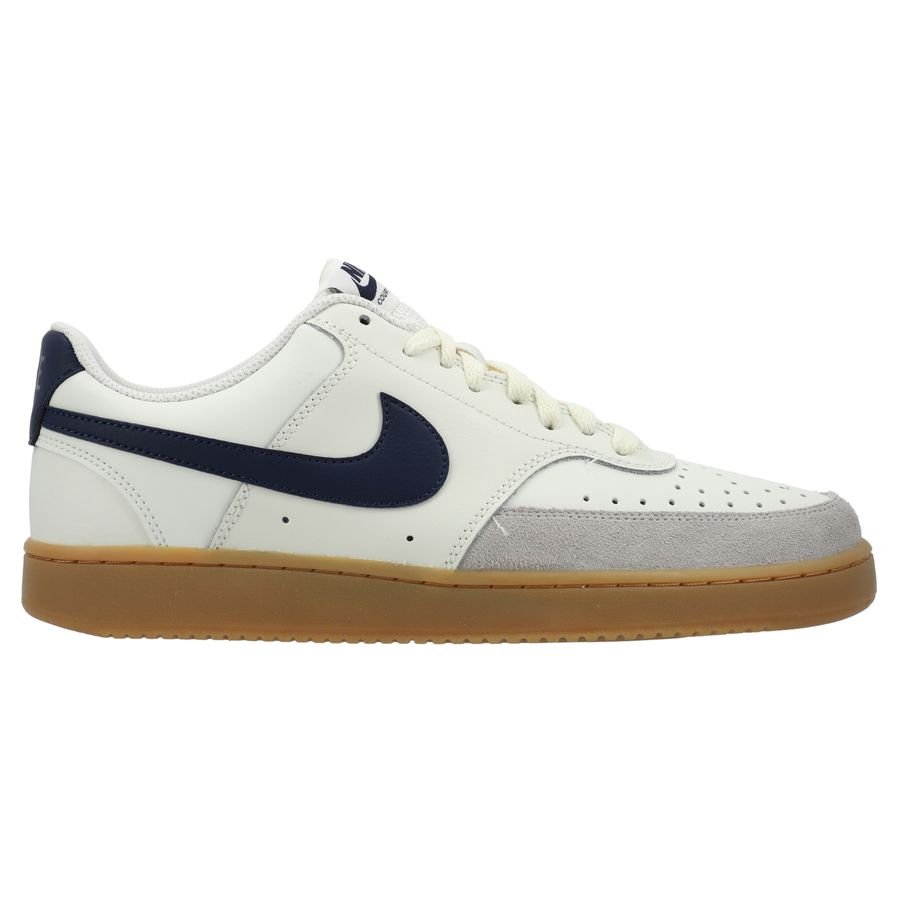 Nike Sneaker Court Vision Low - Hvid/Navy/Brun