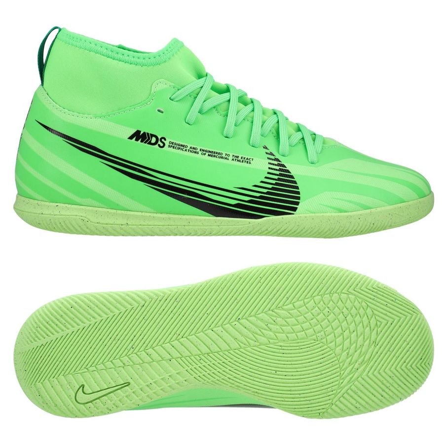 Nike Mercurial Superfly 9 Club IC Dream Speed 8 - Groen/Zwart/Groen Kids