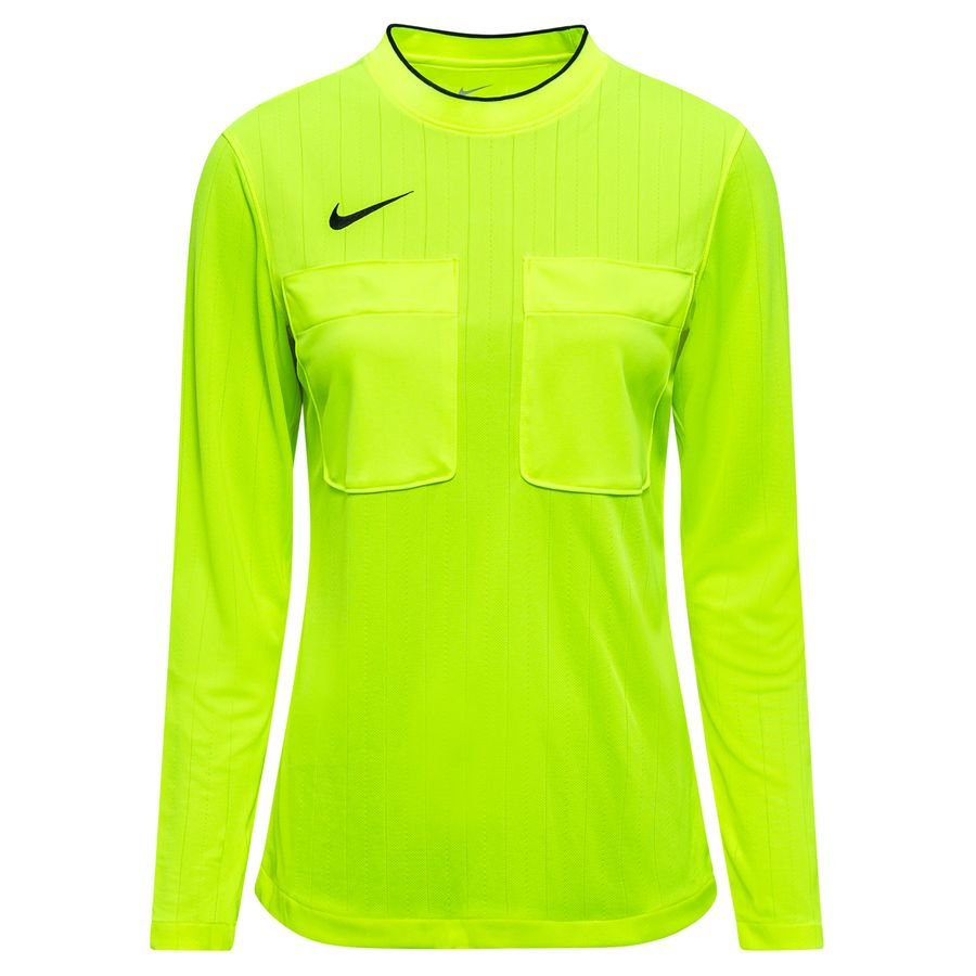 Nike Dommertrøje II Dri-FIT - Neon/Sort Lange Ærmer Kvinde