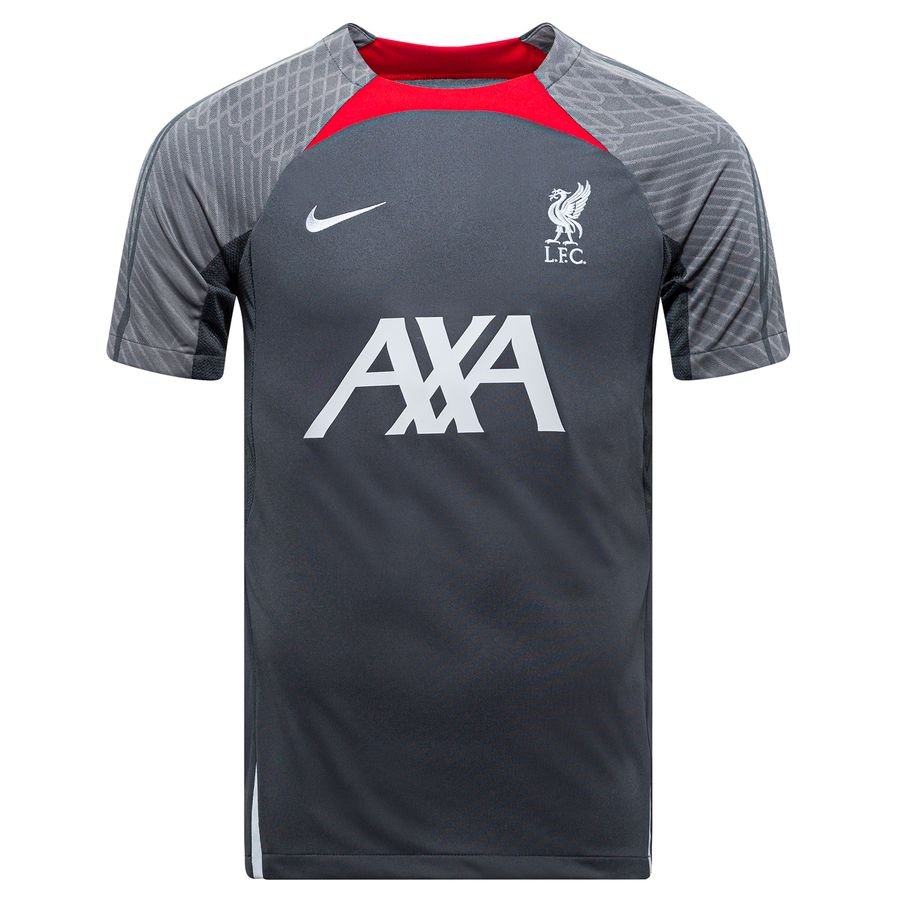 Liverpool Tränings T-Shirt Dri-FIT Strike - Grå/Grå/Röd