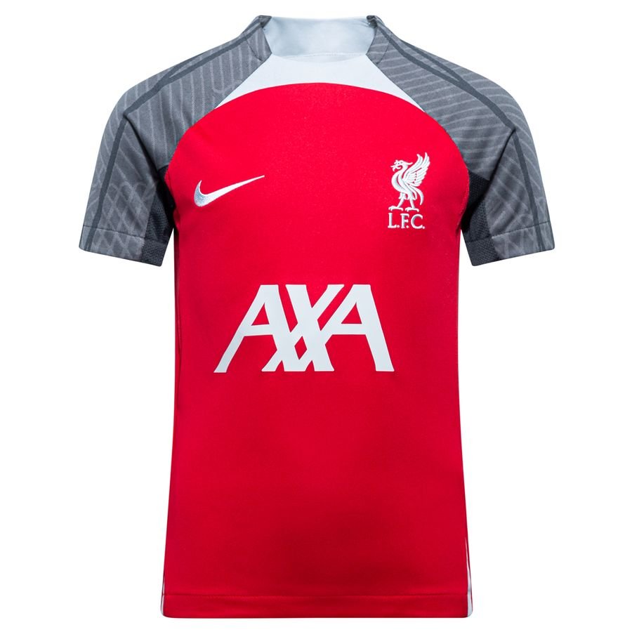 Liverpool Tränings T-Shirt Dri-FIT Strike - Röd/Grå/Grå Barn