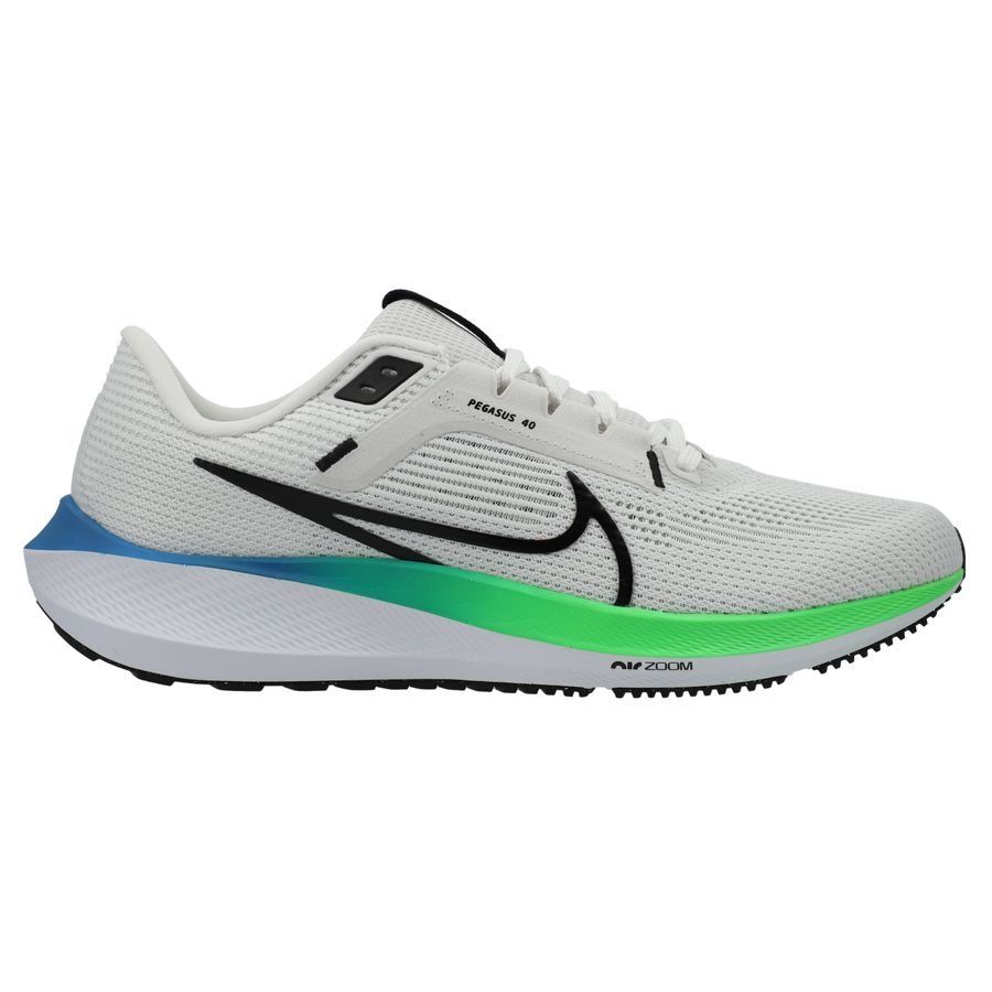 Nike Løbesko Air Zoom Pegasus 40 - Hvid/Sort/Blå/Grøn