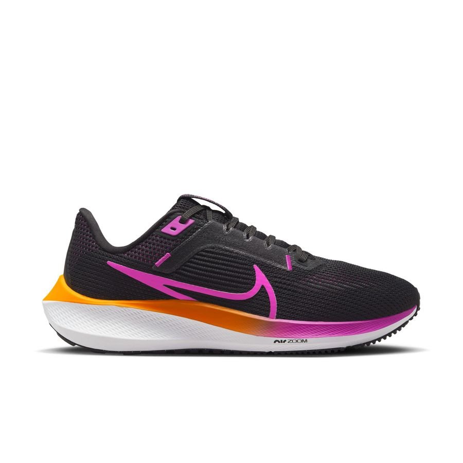 Nike Løbesko Air Zoom Pegasus 40 - Sort/Hvid/Pink/Orange Kvinde