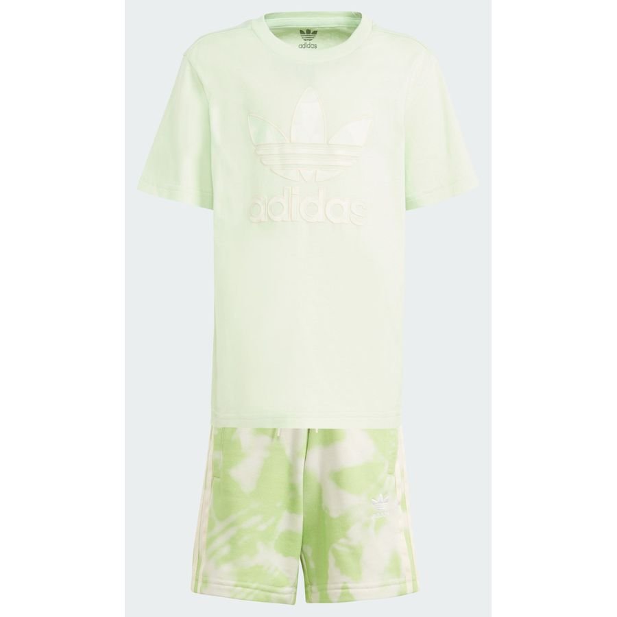 Adidas Original Summer Allover Print Short T-shirt Setje