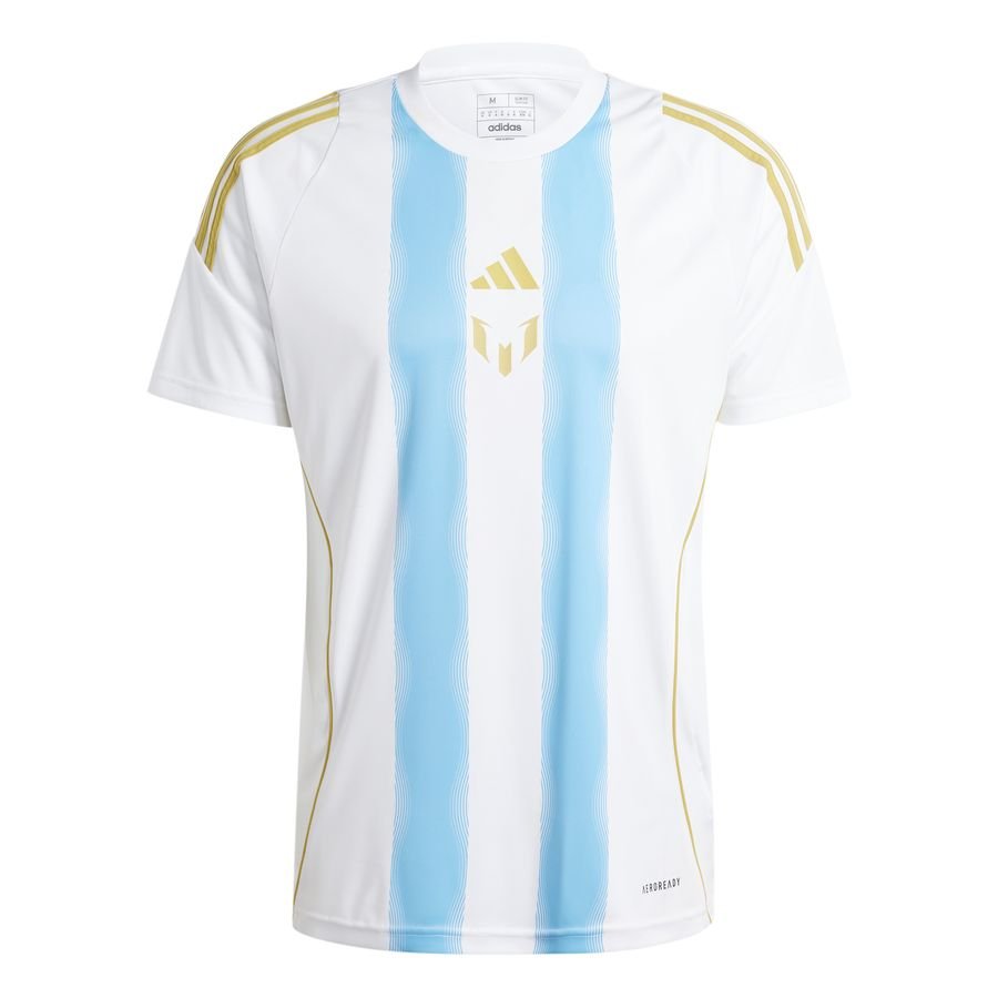adidas Trænings T-Shirt Messi Spark Gen10s - Hvid/Blå