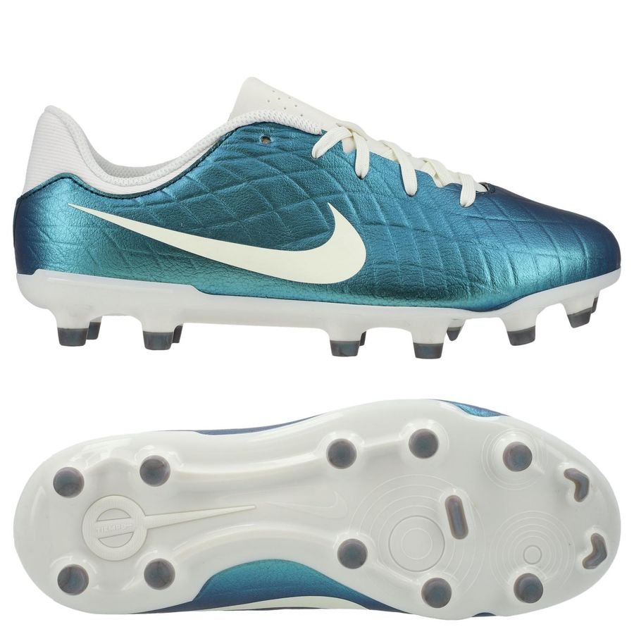 Nike Tiempo Legend 10 Academy MG Emerald - Turquoise/Wit Kids LIMITED EDITION