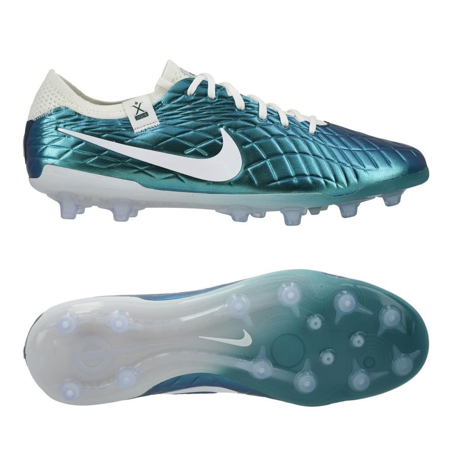 Nike Tiempo Legend 10 Elite AG-PRO Emerald - Turquoise/Wit LIMITED EDITION