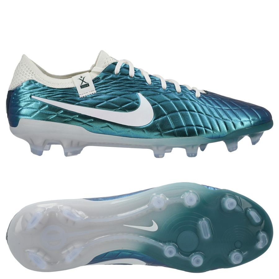 Nike Tiempo Legend 10 Elite FG Emerald - Turquoise/Wit LIMITED EDITION