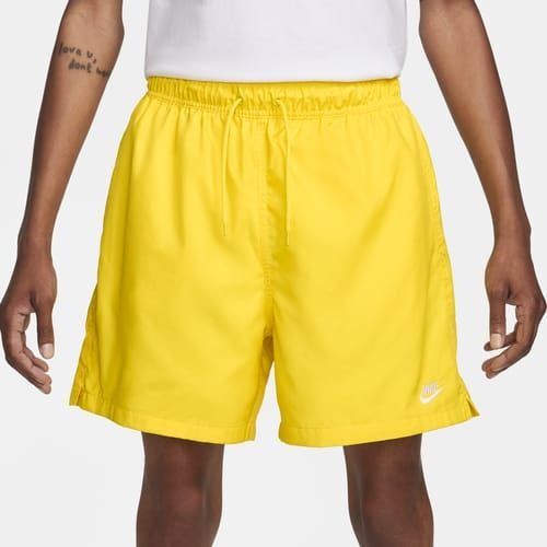 Bilde av Nike Shorts Club Woven Flow - Gul/hvit, Størrelse Large