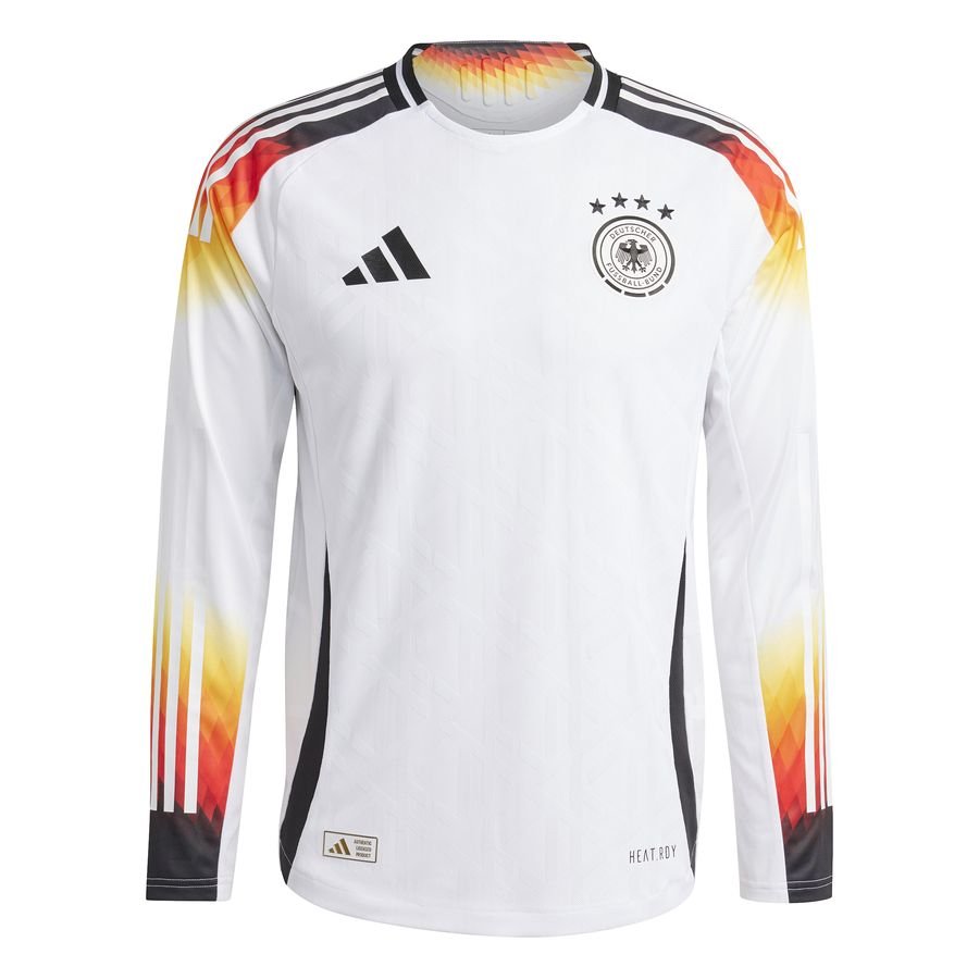 Adidas Germany 24 Long Sleeve Home Authentic Jersey