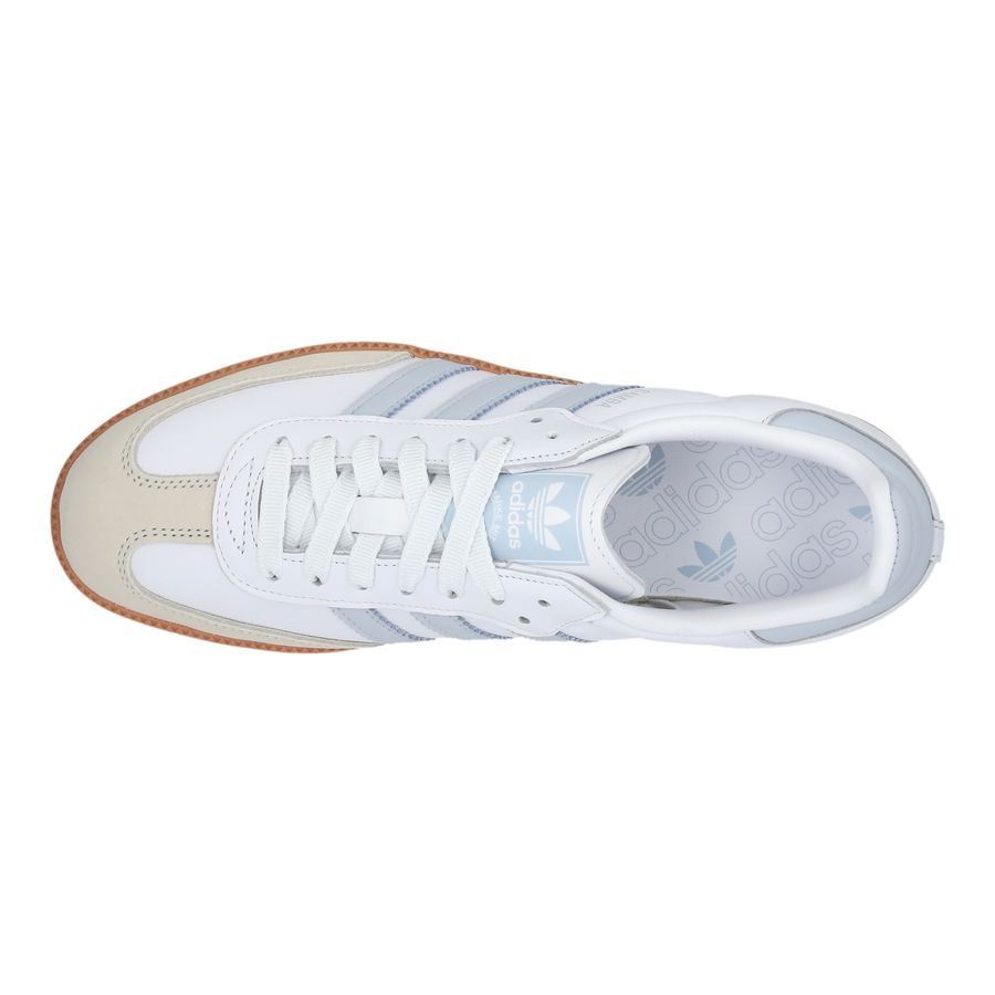 adidas Originals Samba OG - Cloud White (Bianco)/Halo Blue (Azzurro)/Off  White (Bianco)