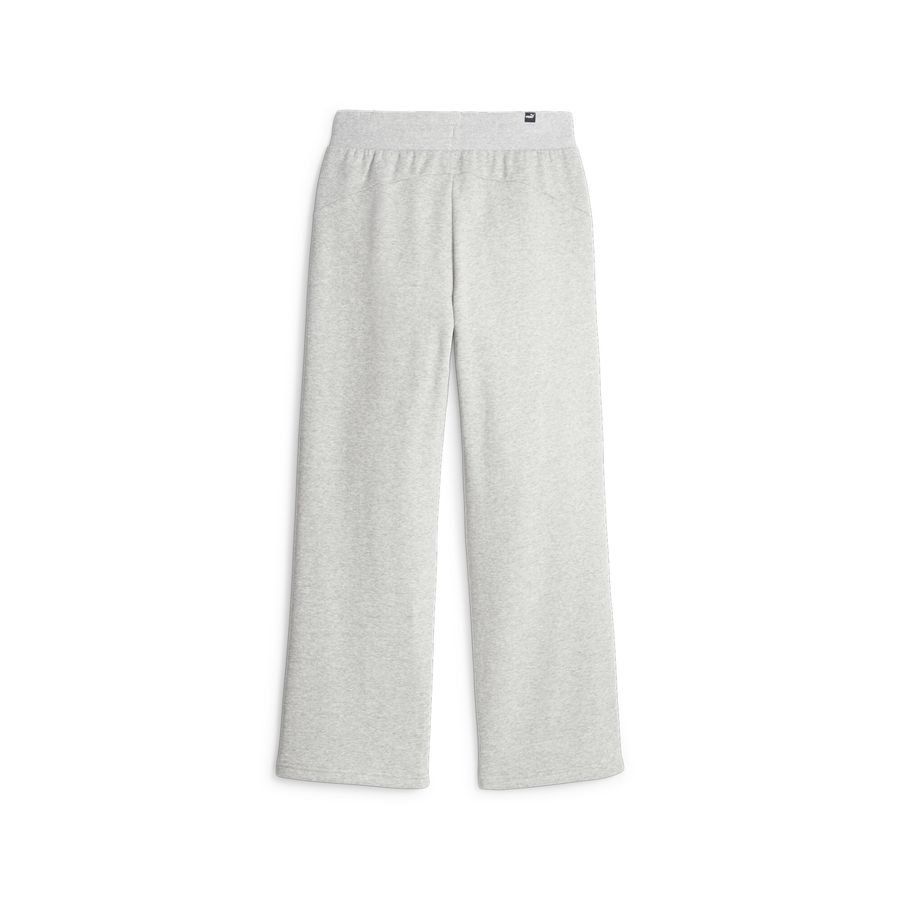 PUMA Sweatpants ESS+ Straight Leg - Light Grey Heather Women PUMA Sweatpants ESS+ Straight Leg - Light Grey Heather Women