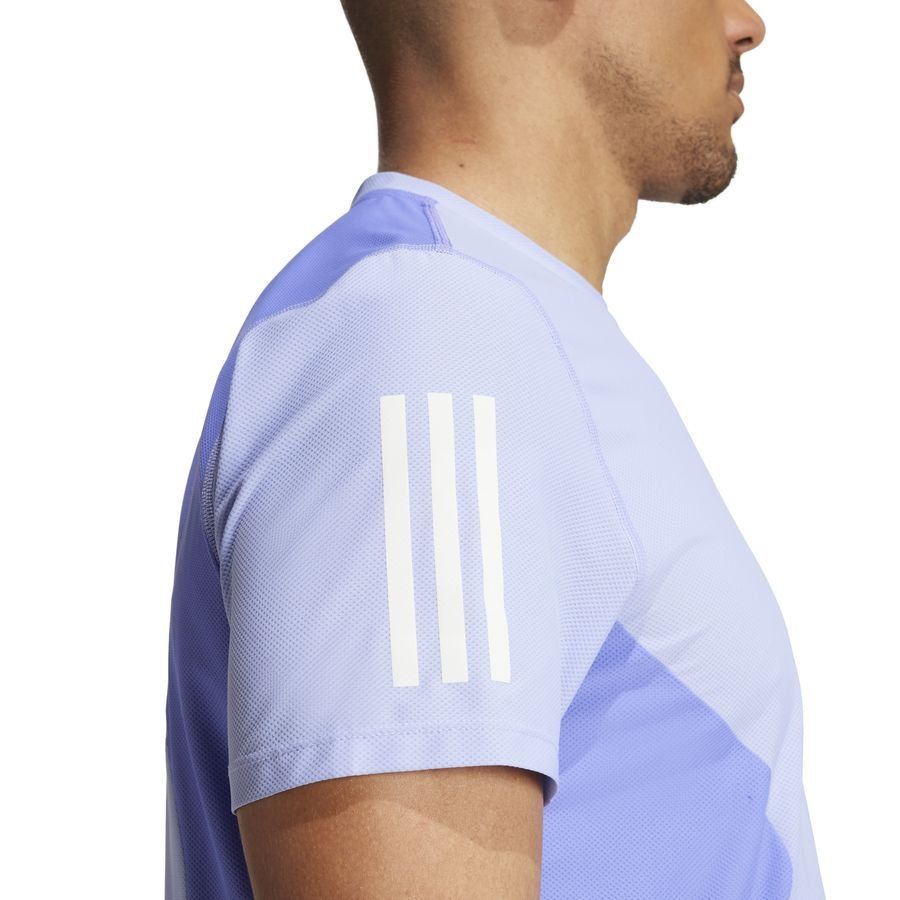 adidas Running T Shirt Own The Run Cobalt Bliss Blue Spark