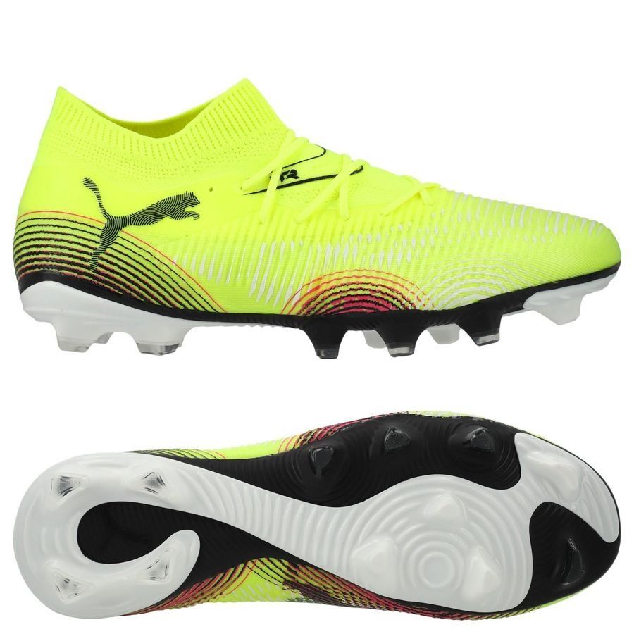 PUMA Future 8 Match FG/AG Audacity - Geel/Zwart/Sun Struck