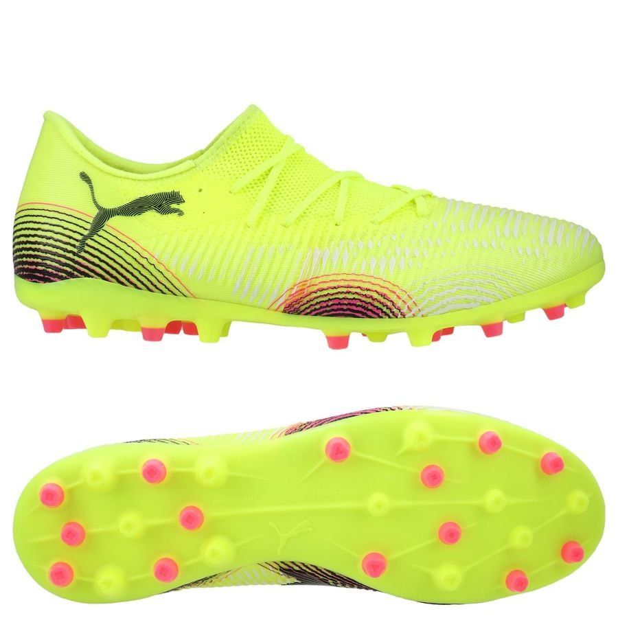 PUMA Future 8 Match Low MG Audacity - Geel/Zwart/Sun Struck