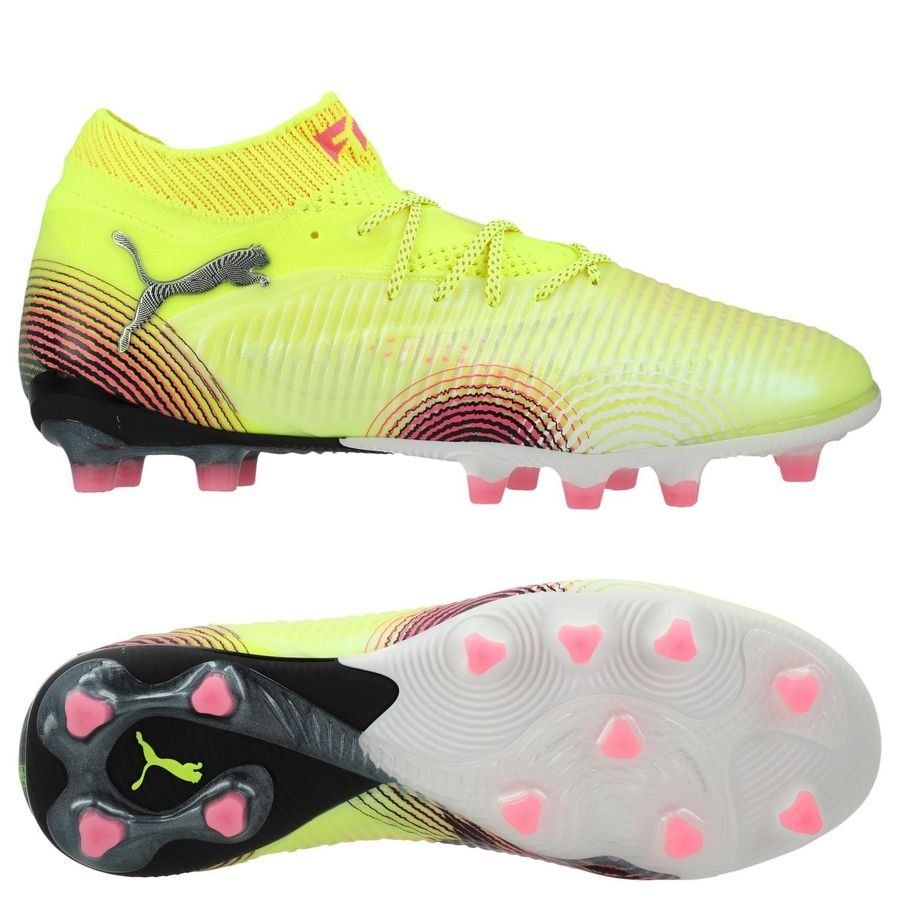 PUMA Future 8 Ultimate AG Audacity - Geel/Zwart/Sun Struck Dames
