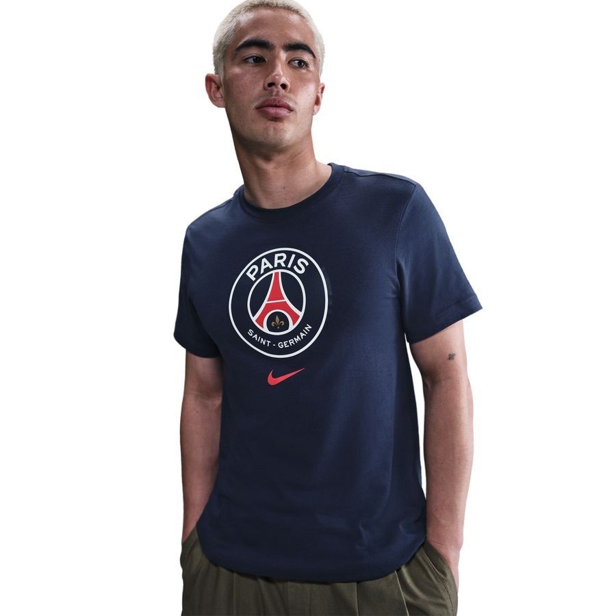 Paris Saint-Germain T-Shirt Crest - Navy