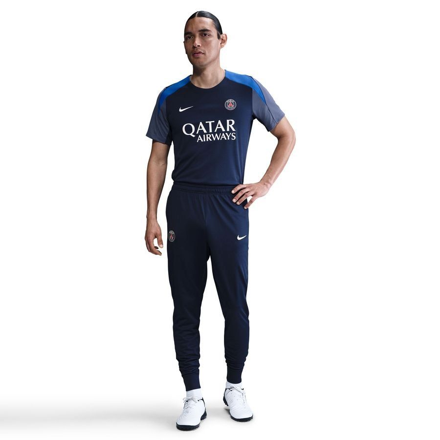 Paris Saint-Germain Tränings T-Shirt Dri-FIT Strike - Navy/Blå/Vit
