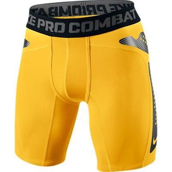 Nike Pro Combat Hyperstrong Compression Shorts Yellow