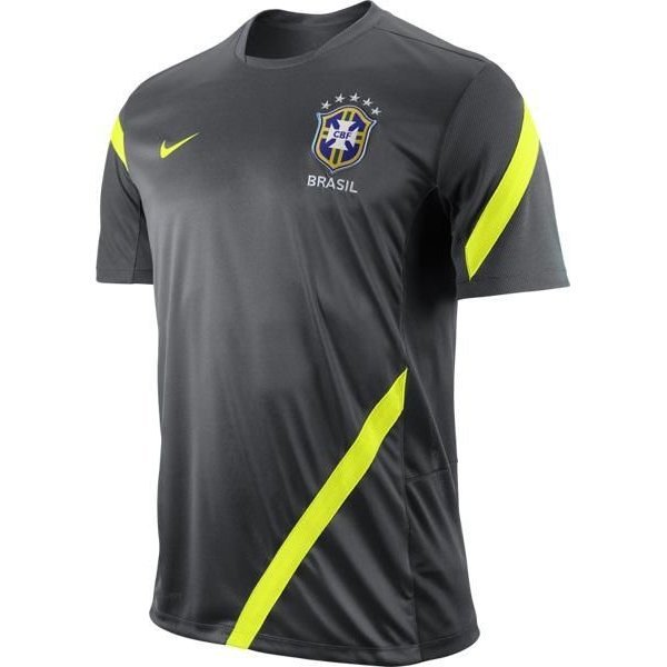 Brasil Training T-Shirt Grey/Neon