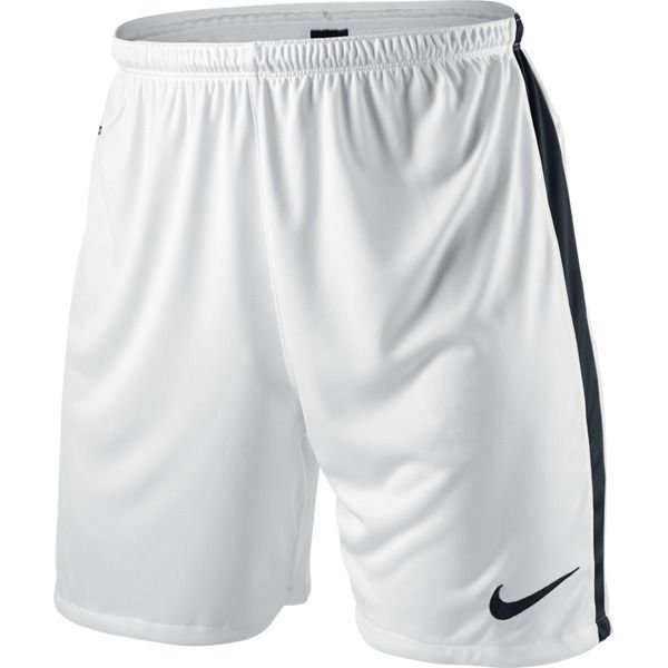 white dri fit shorts