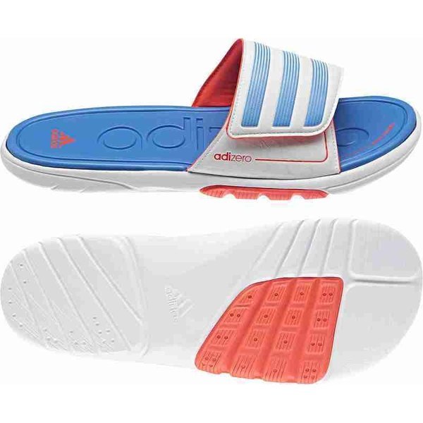 complexiteit Millimeter naast adidas Adizero Slide 2 Sandal White/Blue/Red | www.unisportstore.com