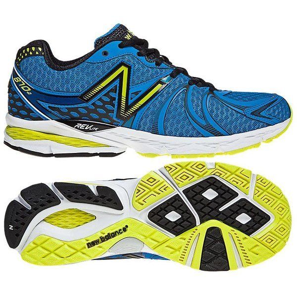 new balance blue and yellow running shoes
