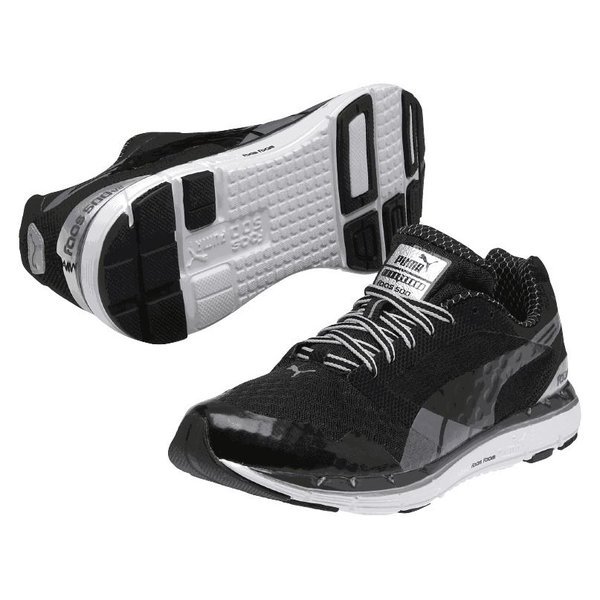 Running Shoes 500 V2 Black/White/Silver | www.unisportstore.com