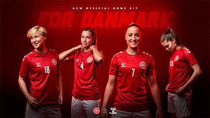 Danmark hjemmebanetrøje Women’s EURO 2022 | Læs...
