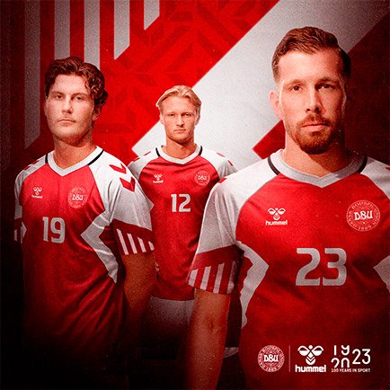 Danmark 2023 landsholdstrøje | Hyldest til EM-t...
